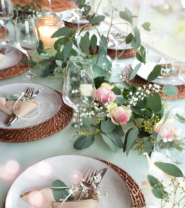 youthful whimsy wedding table setting