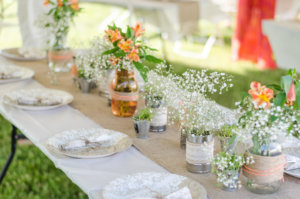 rustic beauty wedding table setting