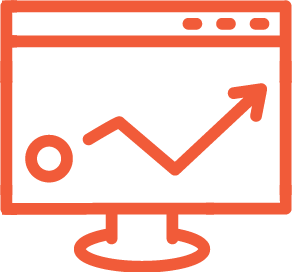 nonprofit analytics bounce rate icon