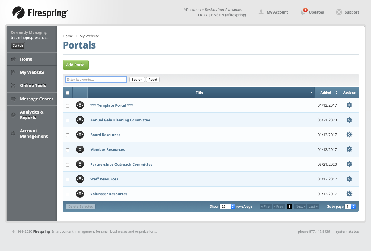 nonprofit board communication portals