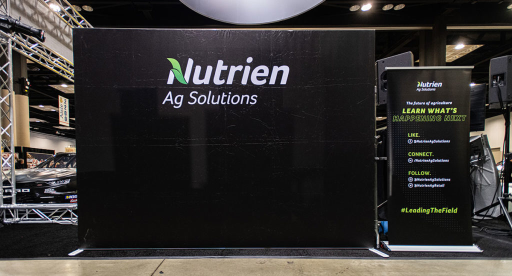Nutrien Ag Solutions trade show display