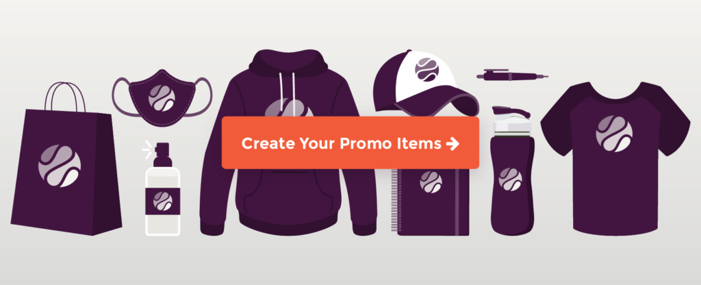 host a virtual fundraiser with promo items cta button