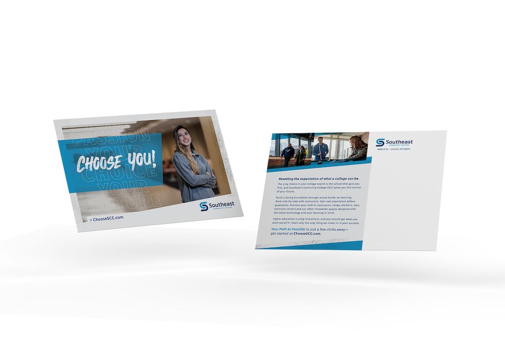 print marketing materials - direct mail postcard