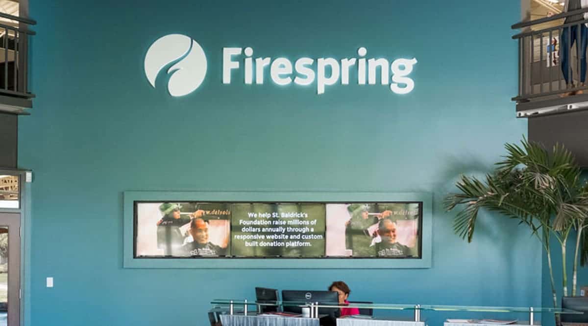 firespring sign at hq